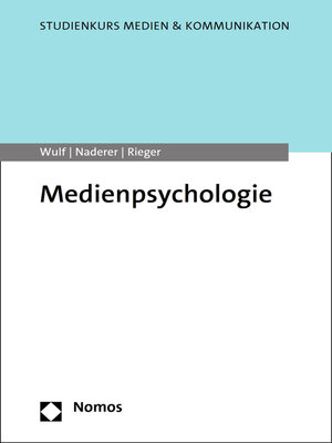 cover image of Medienpsychologie